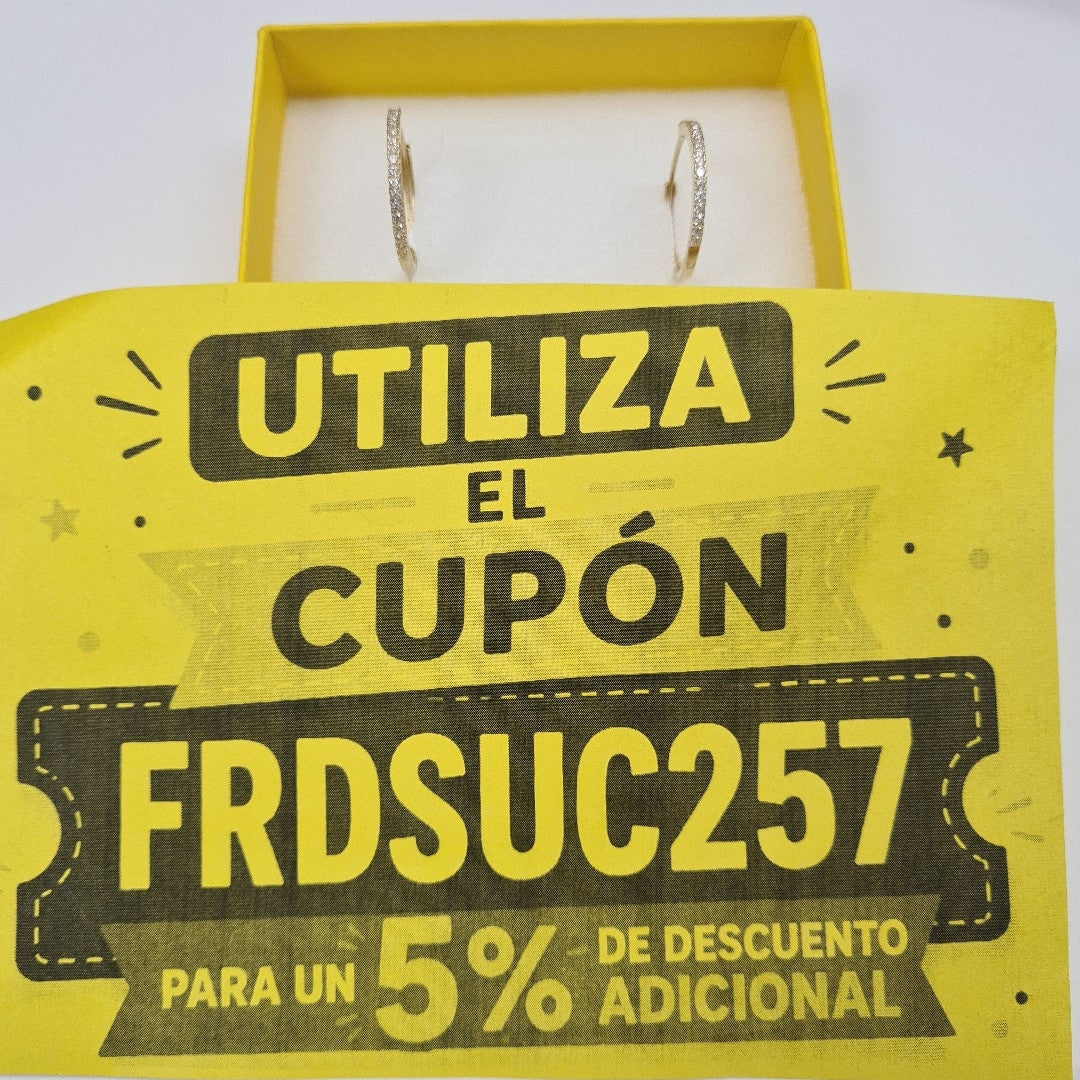 HUGGIES ORO 14K 2.5 (NUEVO)