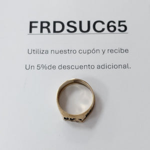 ANILLO DE GRADUACIÓN ORO 14 K 5.2 GRMS (SEMINUEVO)