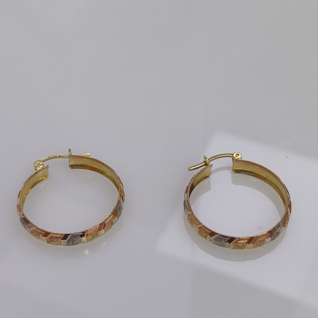 ARRACADAS PAR ORO 14 K 2 GRMS (SEMINUEVO)