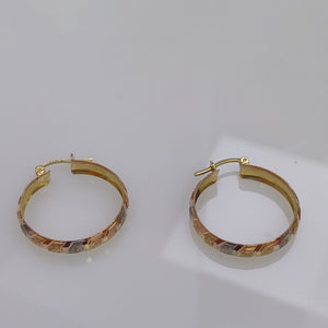 ARRACADAS PAR ORO 14 K 2 GRMS (SEMINUEVO)