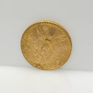 Moneda Centenario Cincuenta Pesos Oro Mexicano 21.6K