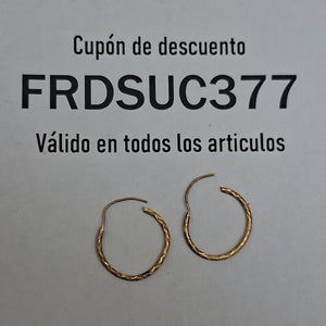 ARRACADAS PAR ORO 10 K 0.5 GRMS (SEMINUEVO)