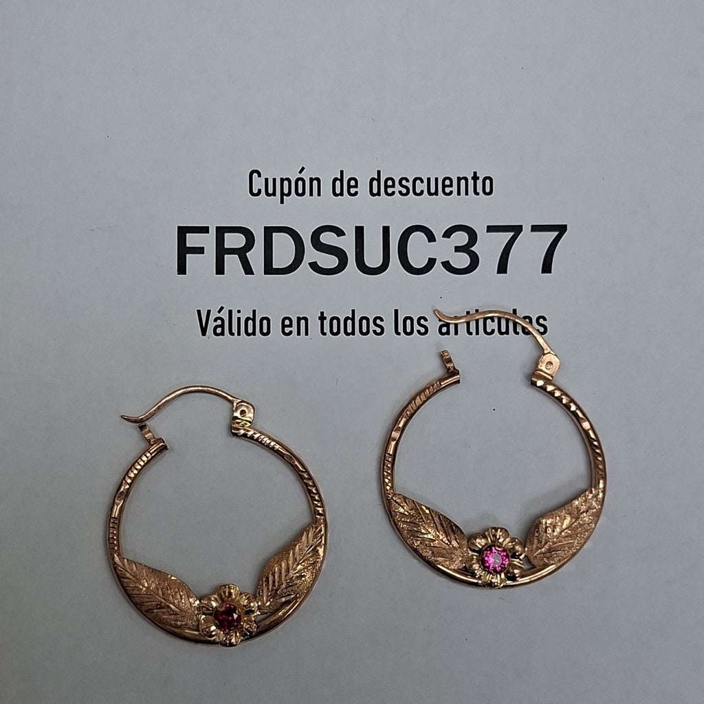 ARRACADAS PAR ORO 10 K 5.2 GRMS (SEMINUEVO)