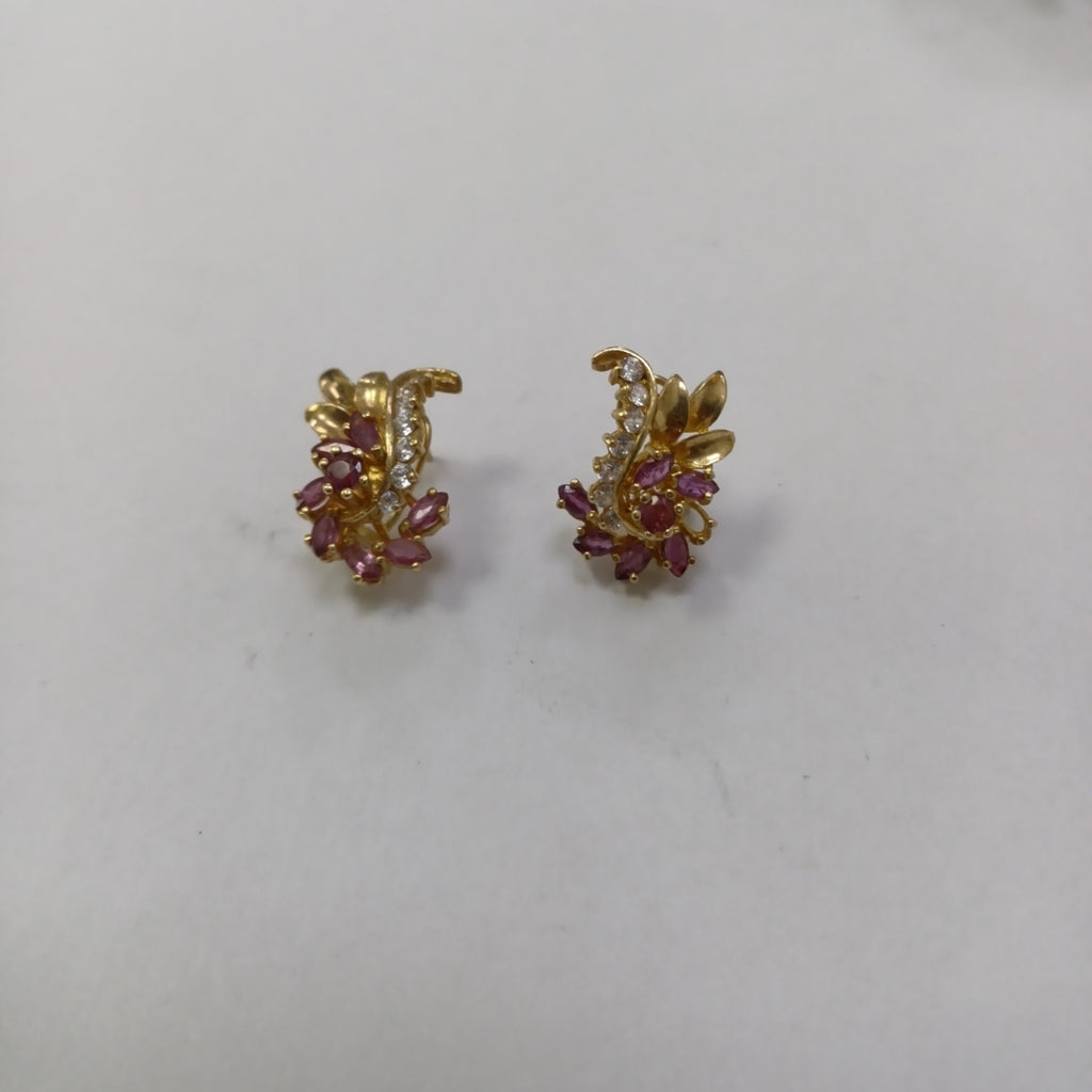 ARETES PAR ORO 14 K 5,60 GRMS (SEMINUEVO)