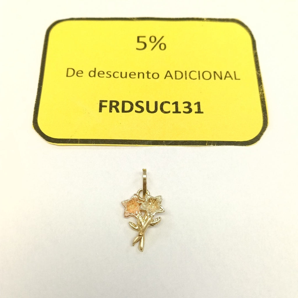 DIJE ORO, ORO COMBINADO 14 K 0.7 GRMS (SEMINUEVO)