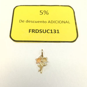 DIJE ORO, ORO COMBINADO 14 K 0.7 GRMS (SEMINUEVO)