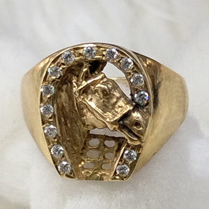ANILLO ORO 14 K 8.3 GRMS (SEMINUEVO)