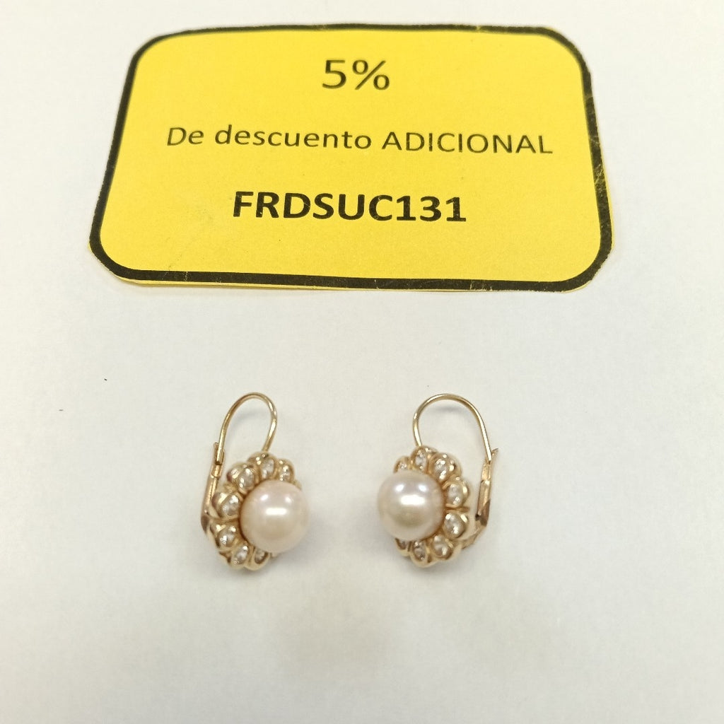 ARETES PAR ORO 14 K 6,20 GRMS (SEMINUEVO)