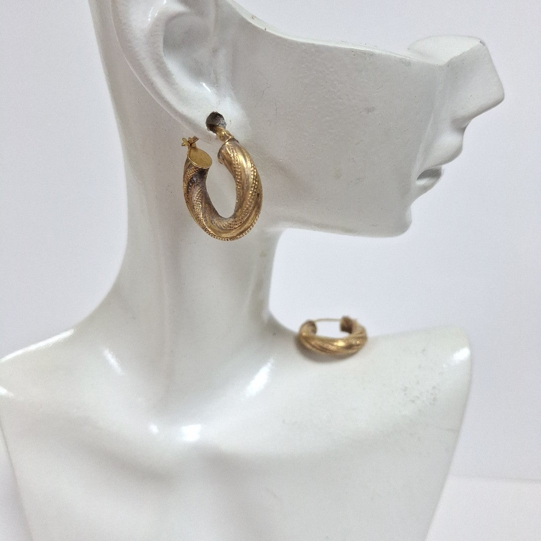 ARRACADAS PAR ORO 14 K 2,60 GRMS (SEMINUEVO)