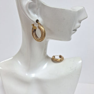 ARRACADAS PAR ORO 14 K 2,60 GRMS (SEMINUEVO)