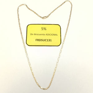 CADENA ORO,ORO COMBINADO 14 K 3,60 GRMS (SEMINUEVO)