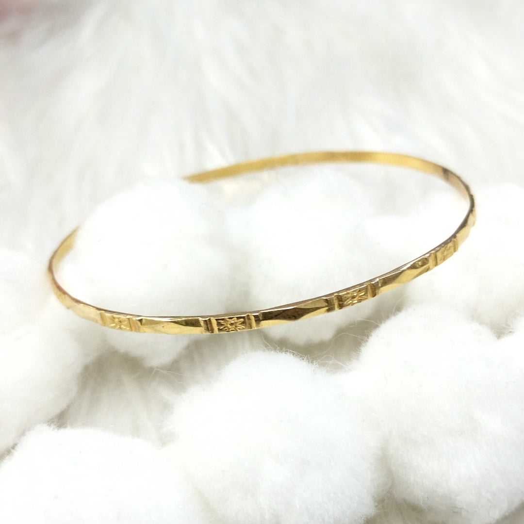 PULSERA RIGIDA ORO 14 K 3.3 GRMS (SEMINUEVO)
