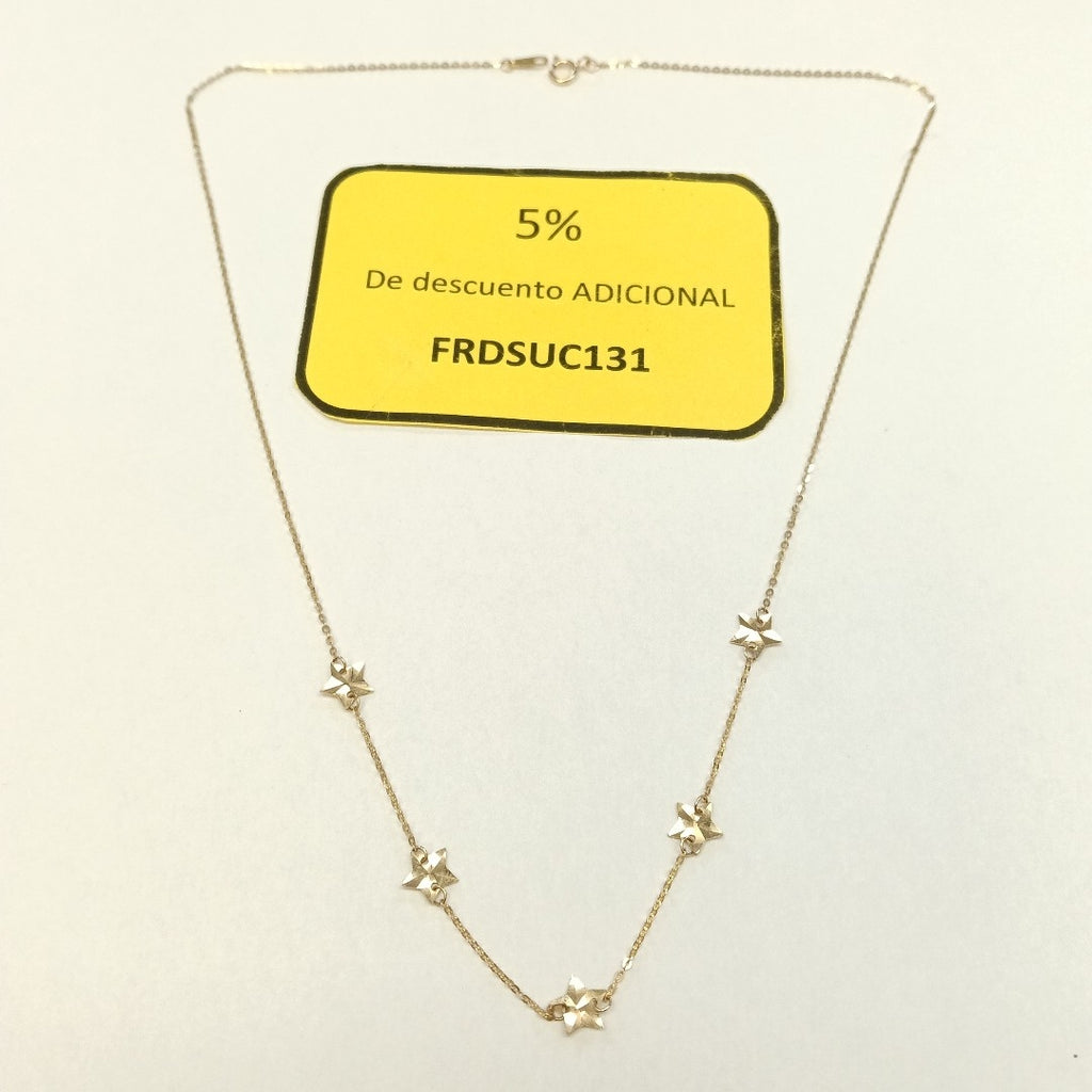 GARGANTILLA ORO 14 K 1,30 GRMS (SEMINUEVO)