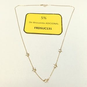 GARGANTILLA ORO 14 K 1,30 GRMS (SEMINUEVO)
