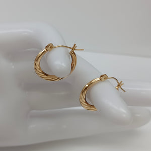 ARRACADAS PAR ORO 14 K 1,00 GRMS (SEMINUEVO)