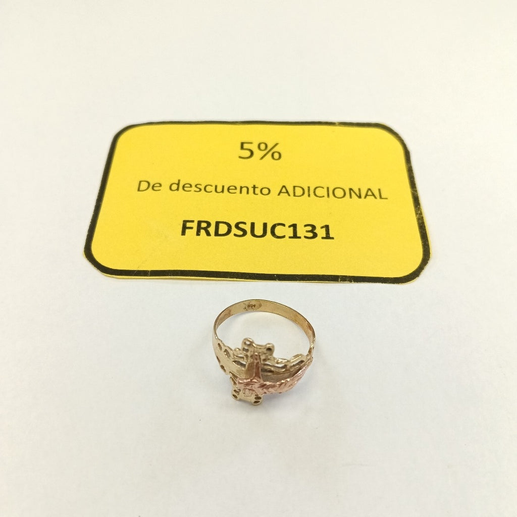 ANILLITO ORO, ORO COMBINADO 10 K 2.5 GRMS (SEMINUEVO)