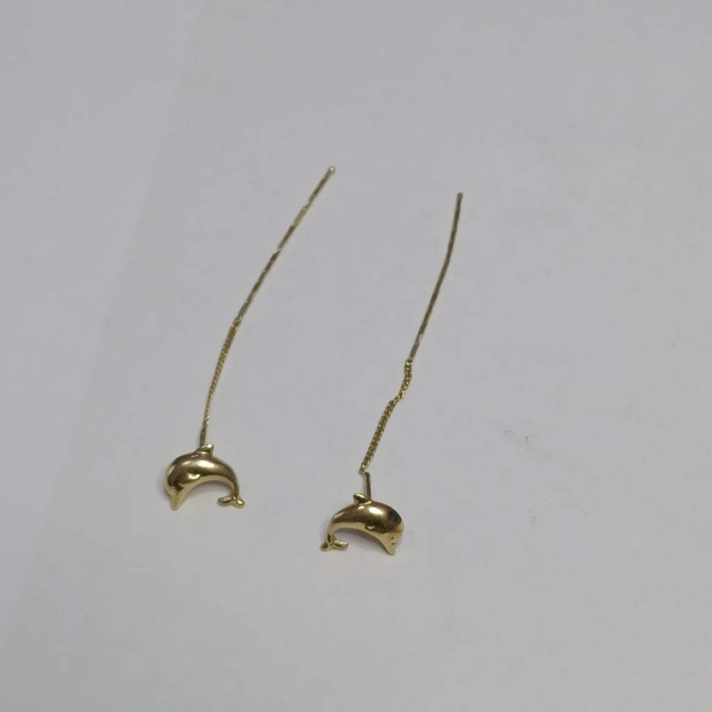 ARETES PAR ORO 14 K 1,20 GRMS (SEMINUEVO)