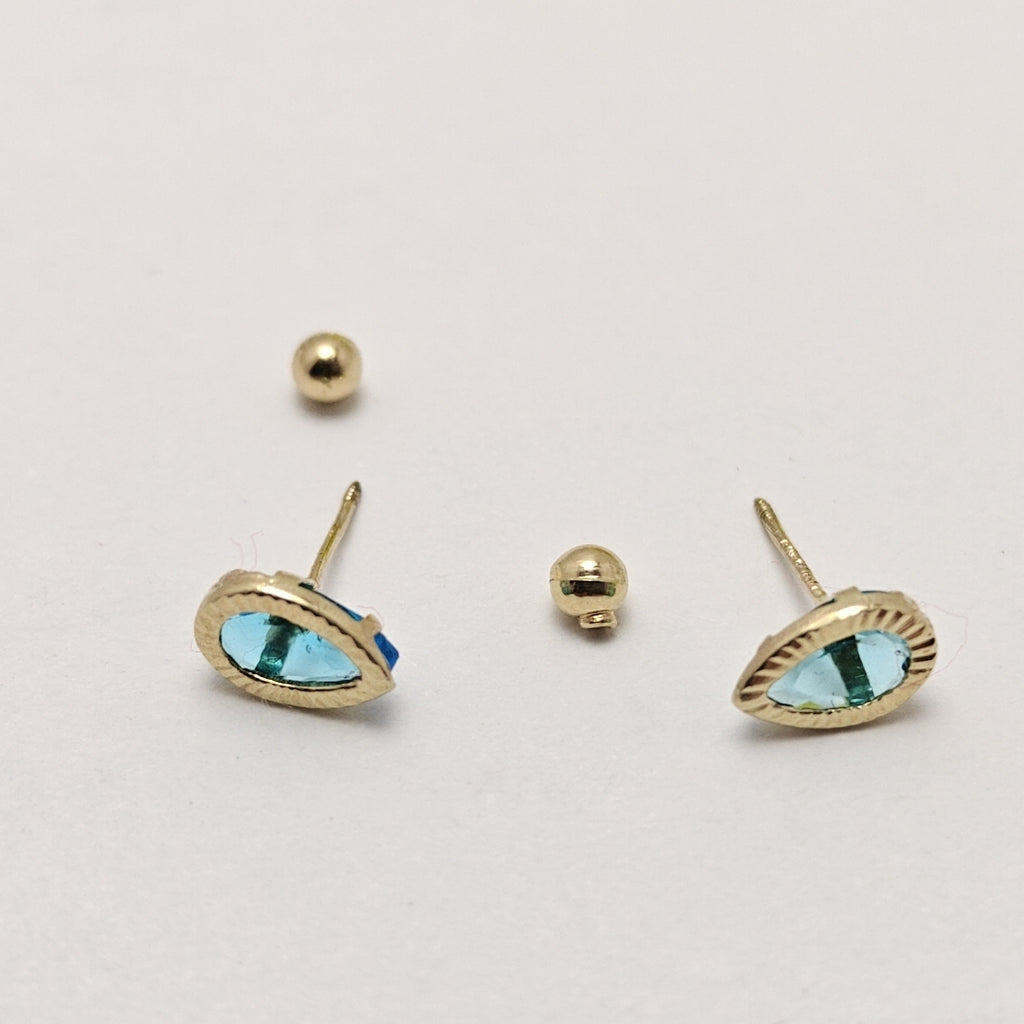 BROQUELES PAR ORO 14 K 0.3 GRMS (SEMINUEVO)