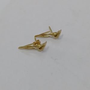 ARETES PAR,DIJE ORO 14 K 2,00 GRMS (SEMINUEVO)