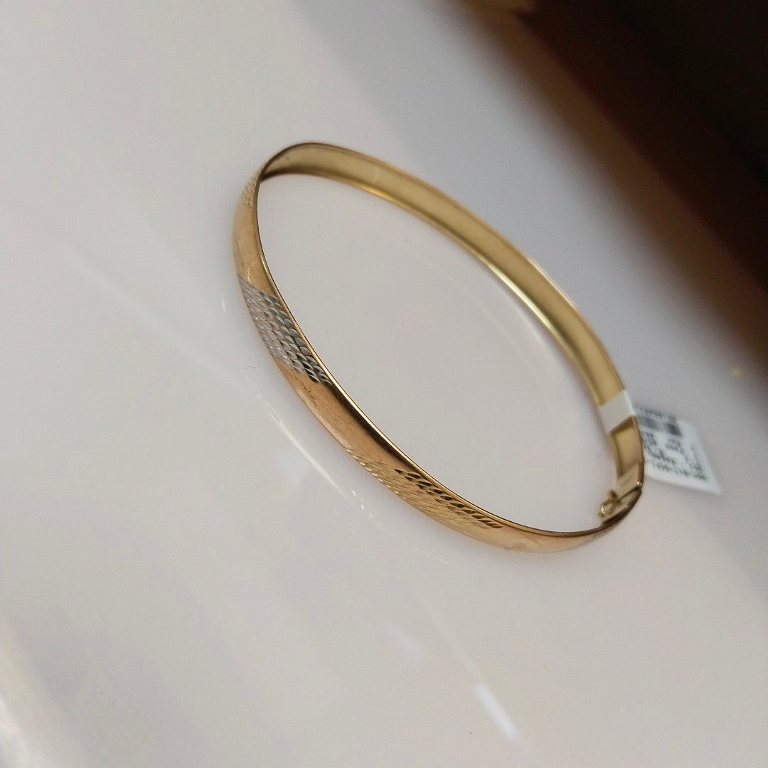 PULSERA RIGIDA ORO 10 K 3.9 GRMS (SEMINUEVO)