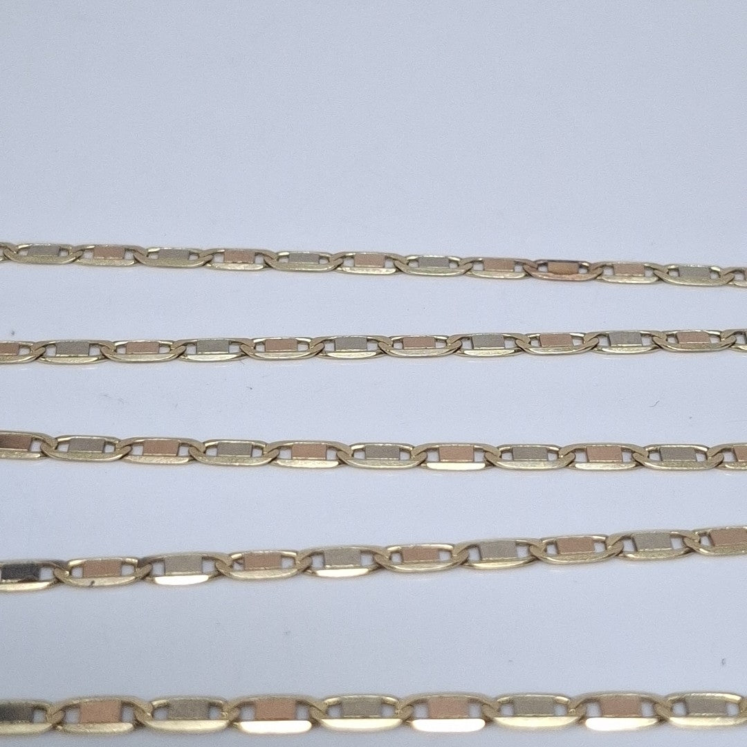 CADENA ORO COMBINADO 14 K 11.3 GRMS (SEMINUEVO)