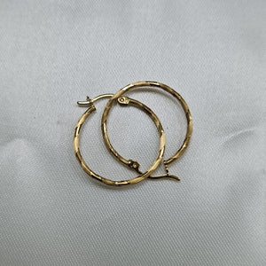 ARRACADAS PAR ORO 14 K 1.5 GRMS (SEMINUEVO)