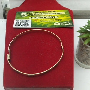 PULSERA RIGIDA ORO 8 K 9.4 GRMS (SEMINUEVO)