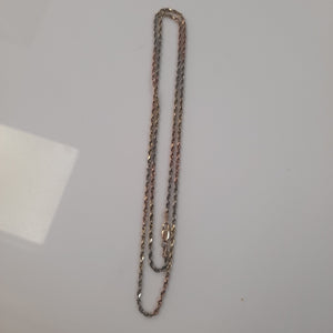 CADENA ORO COMBINADO 10 K 8,80 GRMS (SEMINUEVO)