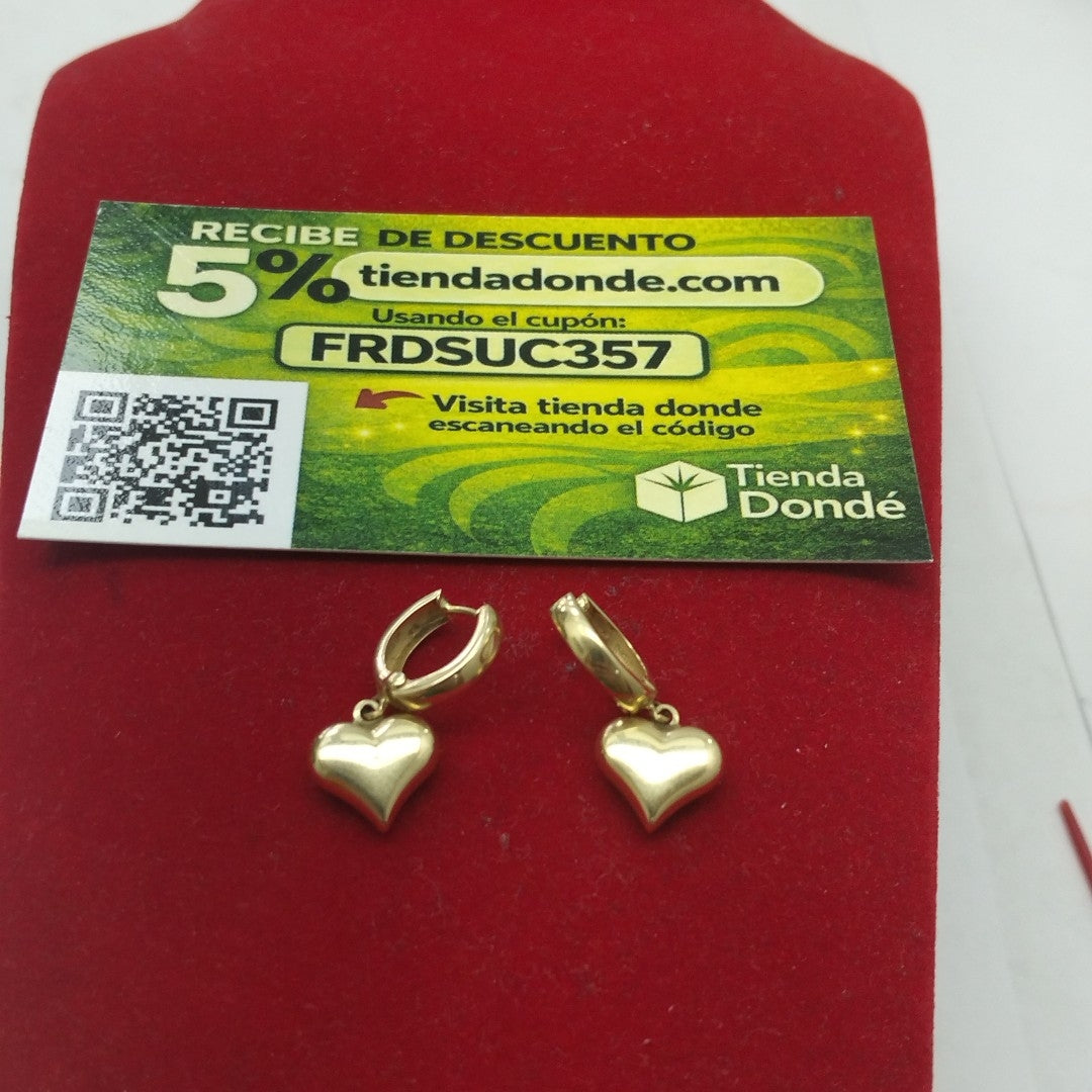 ARRACADAS PAR ORO 14 K 3.1 GRMS (SEMINUEVO)