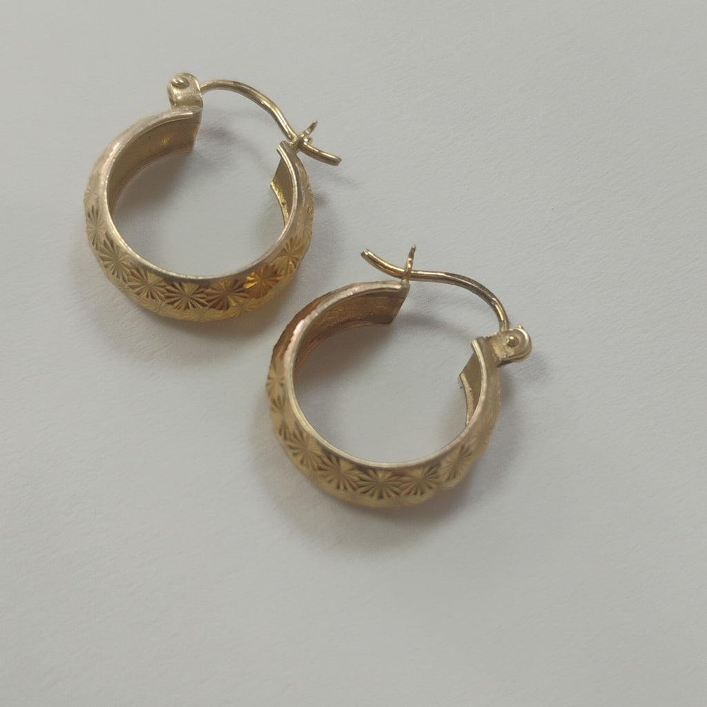 ARRACADAS PAR ORO 10 K 1.9 GRMS (SEMINUEVO)