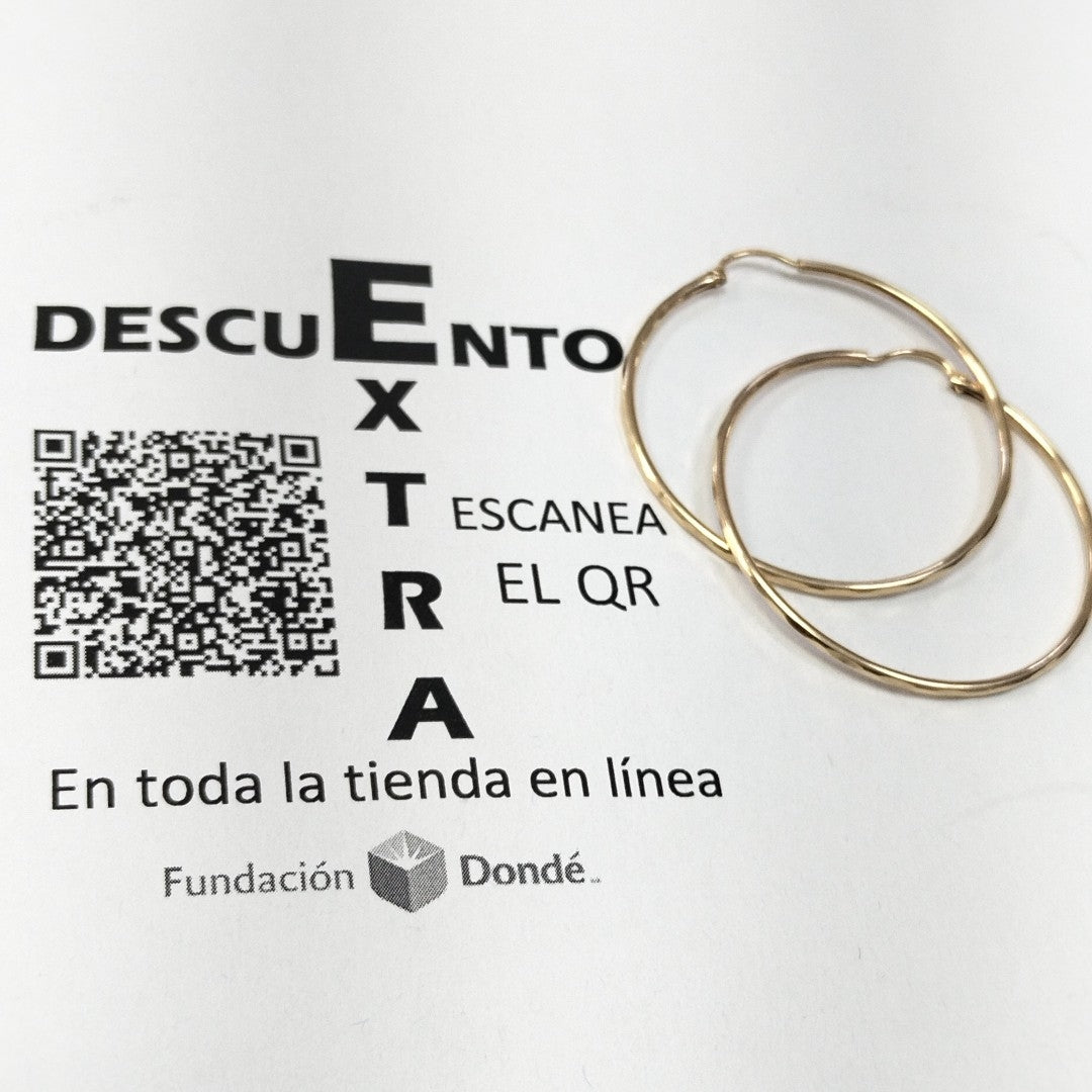 ARRACADAS PAR ORO 10 K 2.3 GRMS (SEMINUEVO)