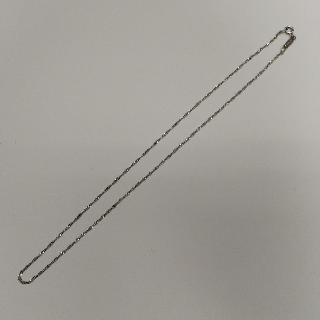 CADENA ORO BLANCO 18 K 1.8 GRMS (SEMINUEVO)