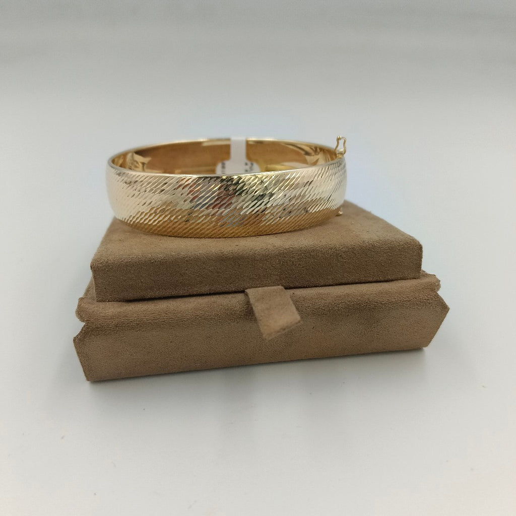PULSERA RIGIDA ORO 14 K 10,90 GRMS (SEMINUEVO)