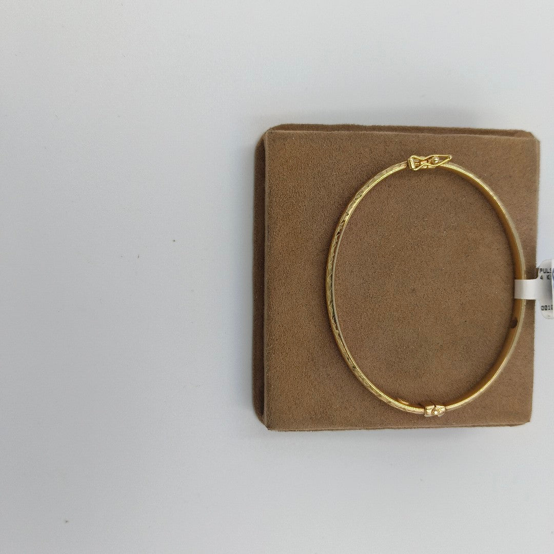 PULSERA RIGIDA ORO 14 K 4,10 GRMS (SEMINUEVO)