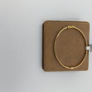 PULSERA RIGIDA ORO 14 K 4,10 GRMS (SEMINUEVO)