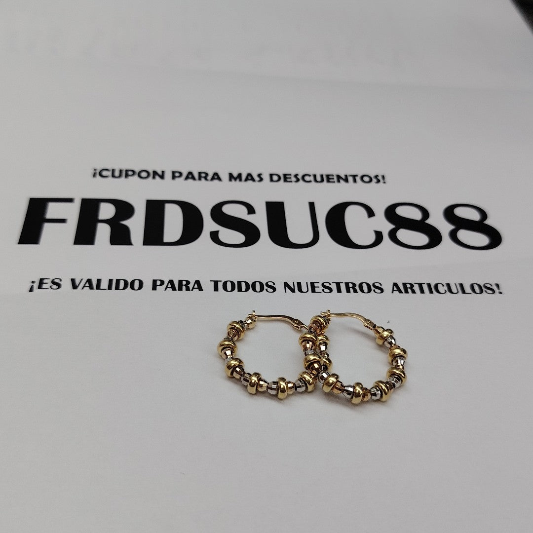 ARRACADAS PAR ORO 14 K 5,70 GRMS (SEMINUEVO)