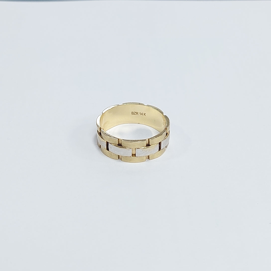 ARGOLLA ORO, RODIADO 14 K 5.3 GRMS (SEMINUEVO)
