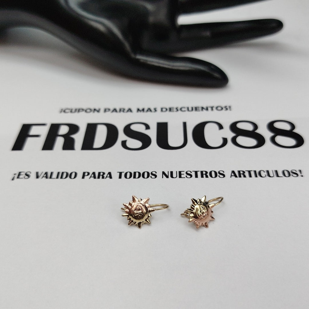 ARETES PAR ORO 10 K 1,00 GRMS (SEMINUEVO)