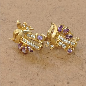 ARETES PAR ORO 14 K 4,40 GRMS (SEMINUEVO)