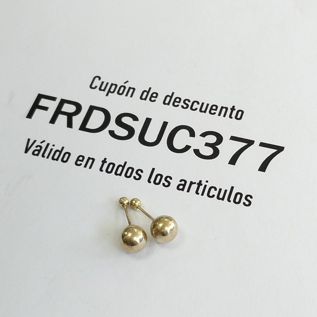 BROQUELES PAR ORO 10 K 0.3 GRMS (SEMINUEVO)