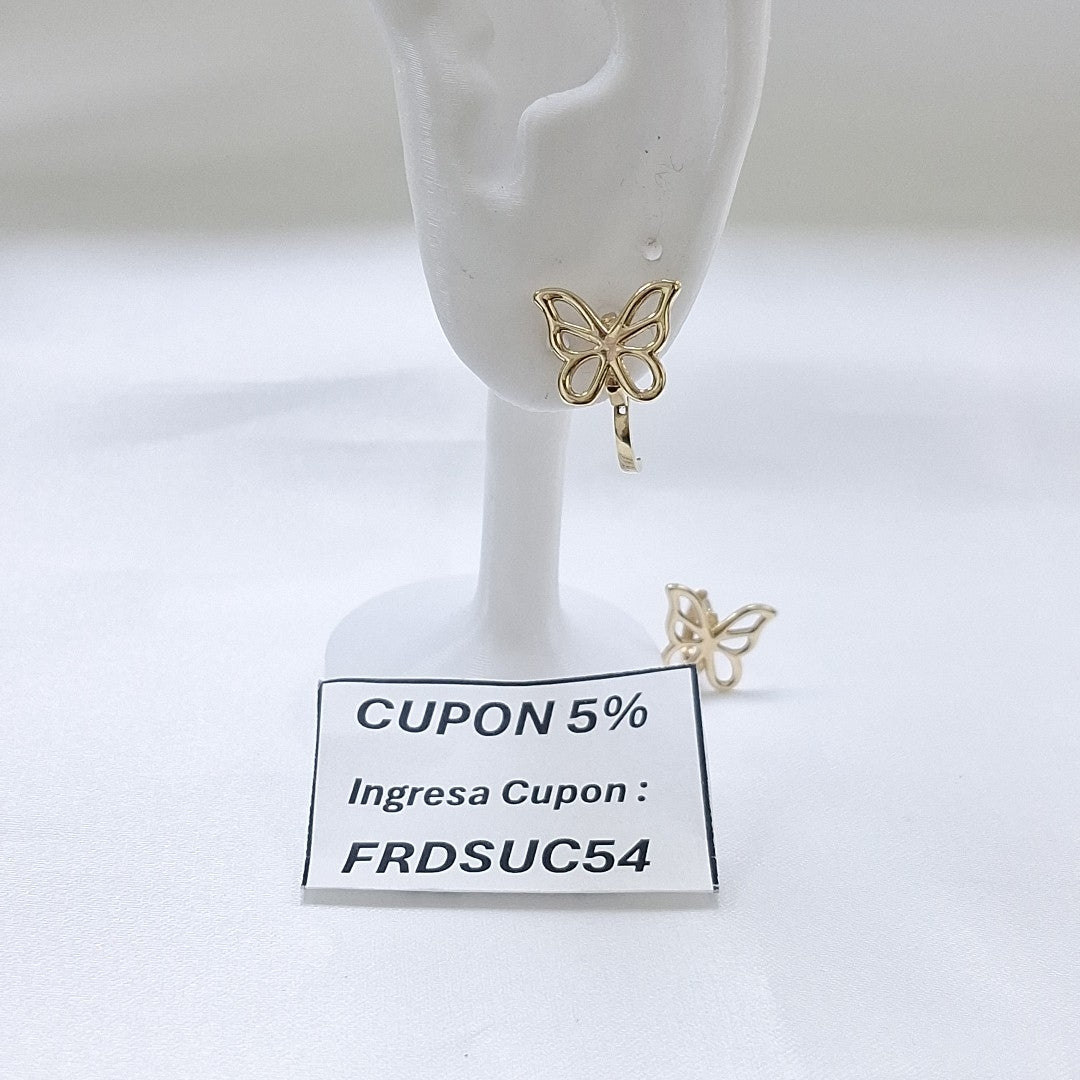 ARETES PAR ORO 14 K 2,60 GRMS (SEMINUEVO)