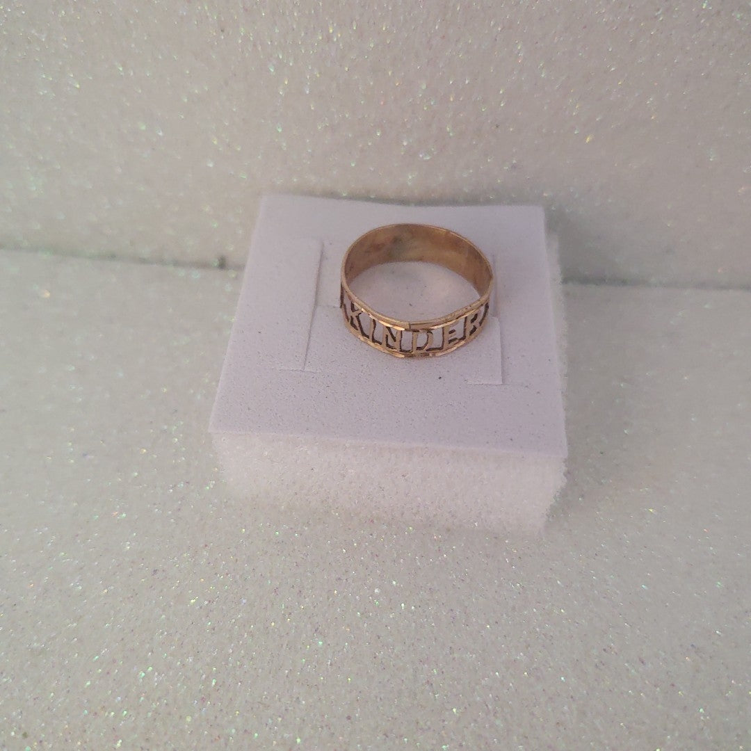 ANILLO DE GRADUACIÓN ORO 10 K 1 GRMS (SEMINUEVO)