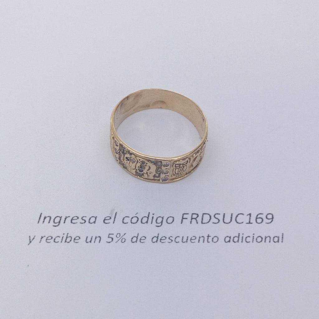 ARGOLLA ORO 14 K 4,00 GRMS (SEMINUEVO)
