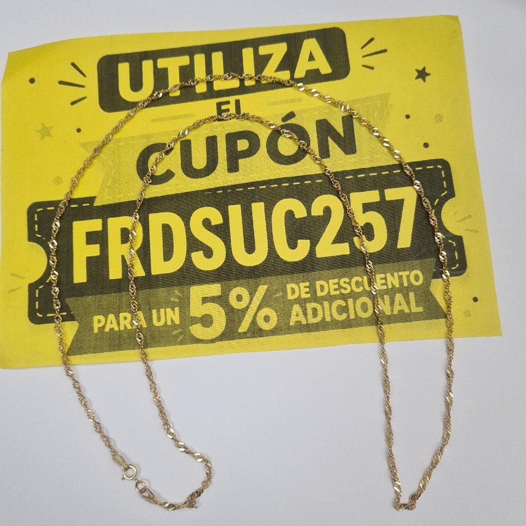CADENA ORO 10 K 2.5 GRMS (SEMINUEVO)