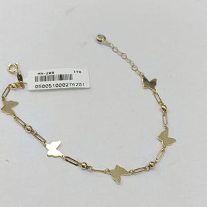 PULSERAS DAMA ORO 14K 2 (NUEVO)