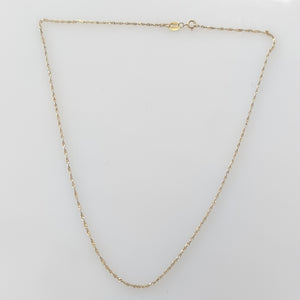 CADENA ORO 10 K 0,80 GRMS (SEMINUEVO)