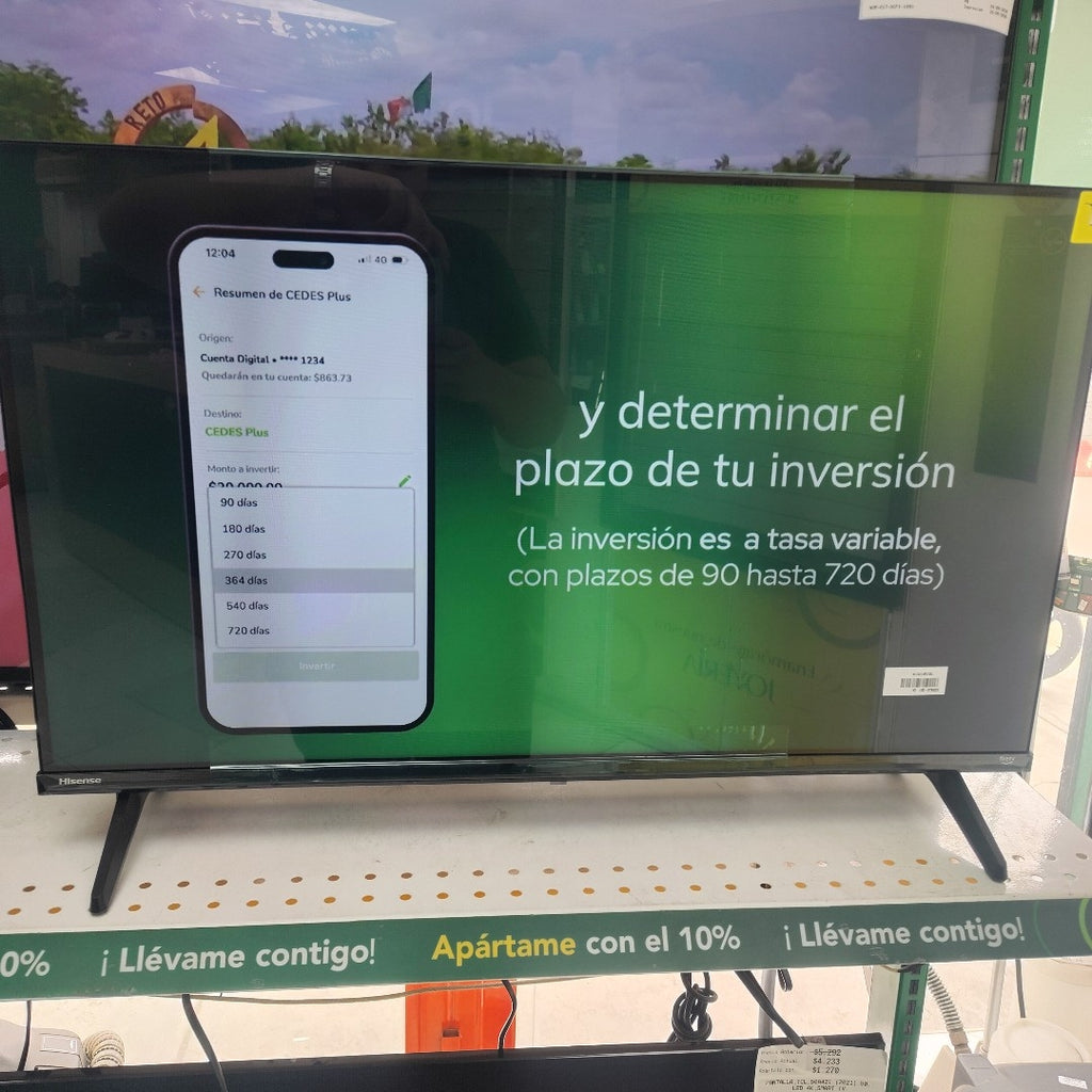 PANTALLA HISENSE 32A4NFM (2025) 32" LED HD (SEMINUEVO)