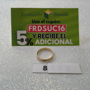 ARGOLLA ORO 10 K 1 GRMS (SEMINUEVO)