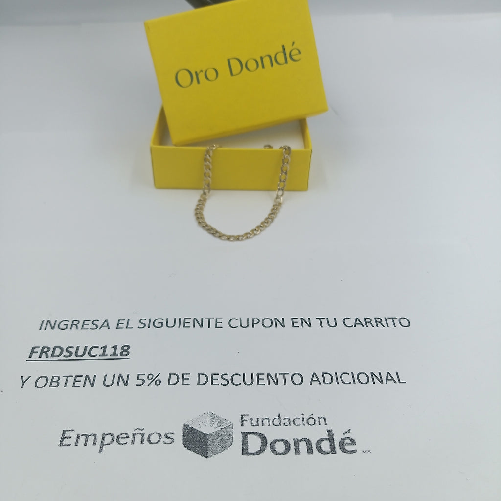 PULSERA ORO 10 K 2.5 GRMS (SEMINUEVO)
