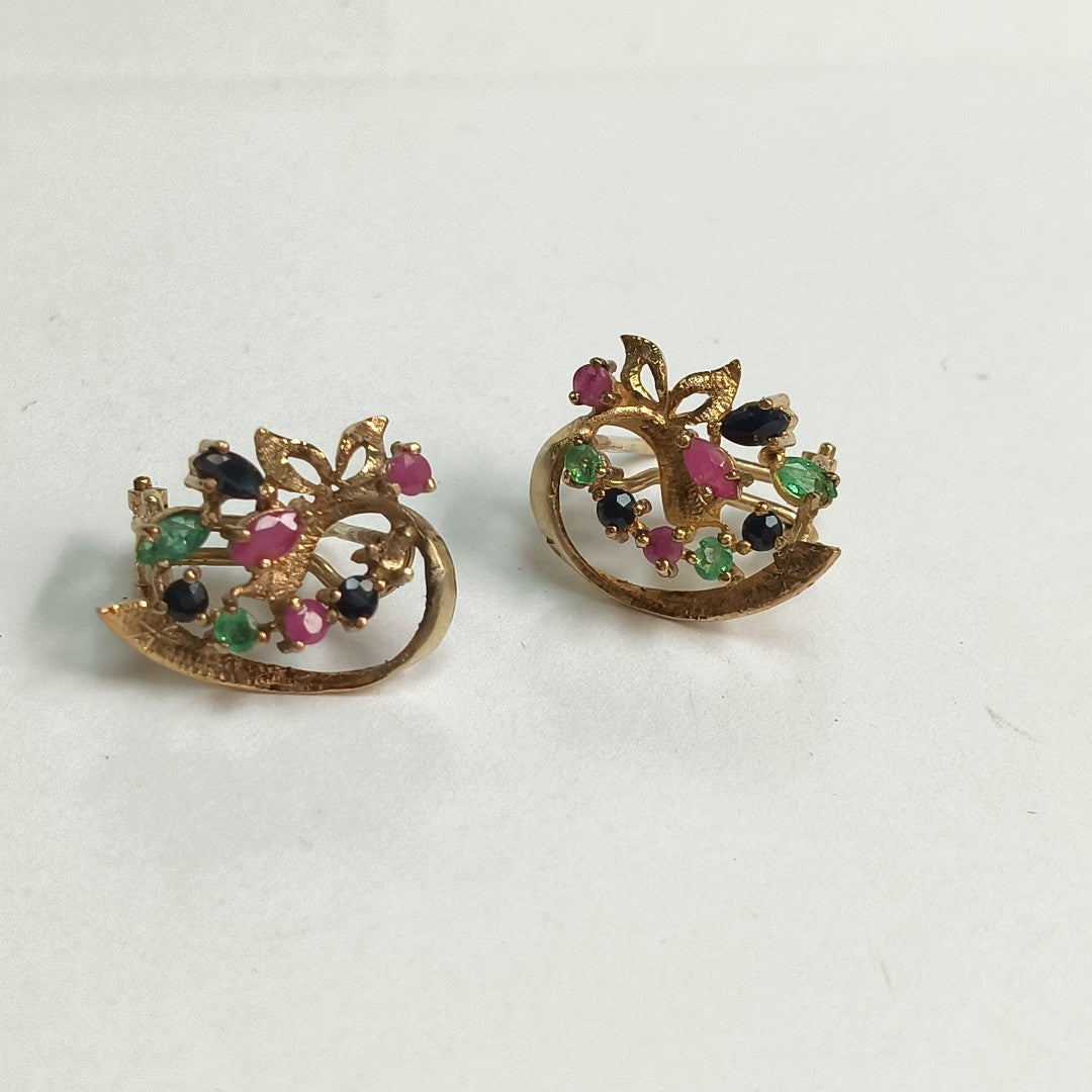 ARETES PAR ORO 8 K 4,00 GRMS (SEMINUEVO)